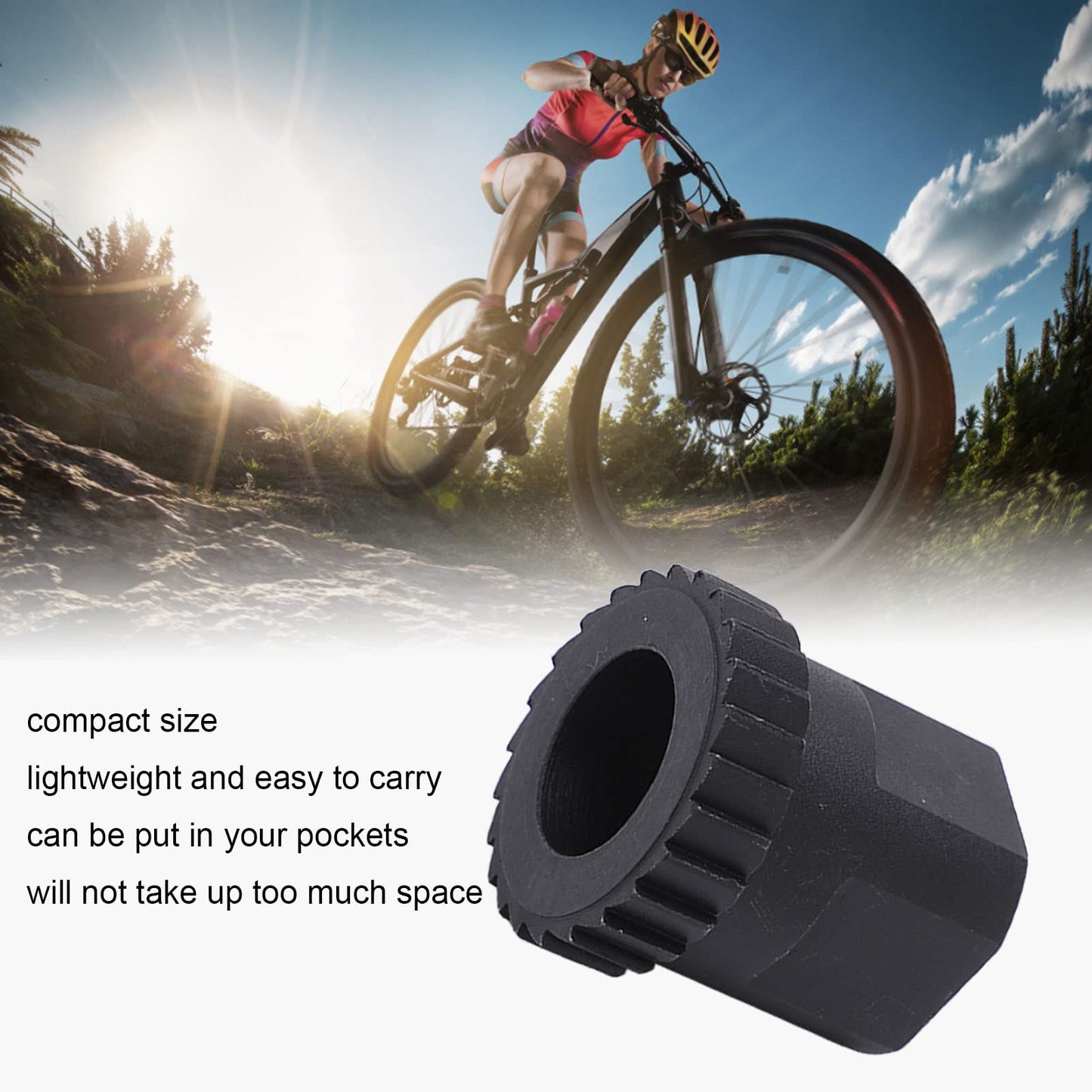 Zunate 24 Teeth Rear Hub Lock Ring Nut Removal Repairing Tool for DT 3 Pawl, for Removing Damaged/Rusted/Frozen/Rounded Off Bolts