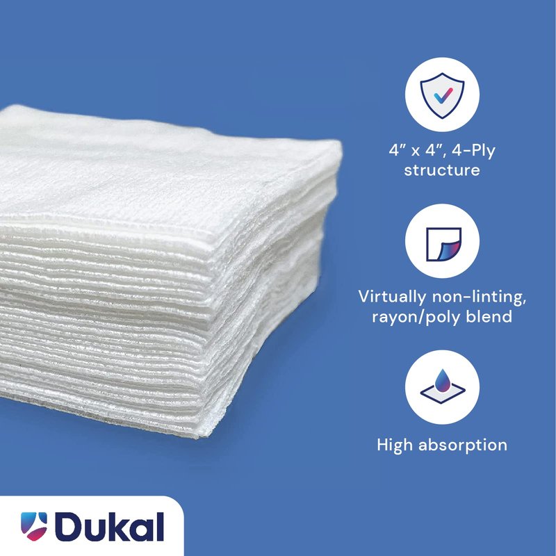 Non-Sterile Non-Woven Sponges, 4-Ply, 4" x 4"