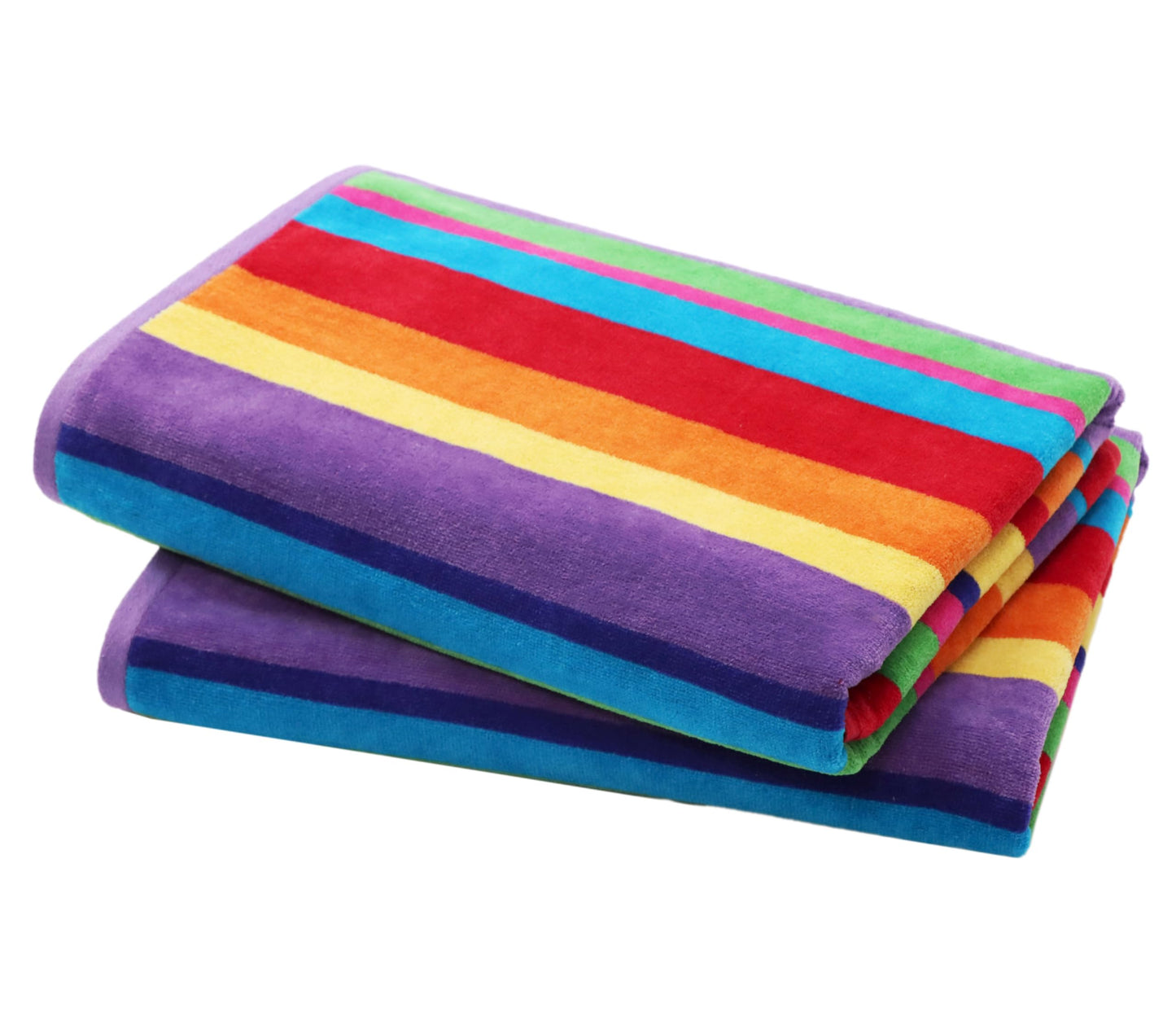 COTTON CRAFT Oversized Beach Towel - 2 Pack 35 x 70 Big & Huge Towel Set