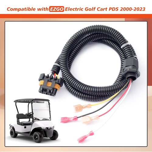 Mhrxusd 6811 Pedal Box Wiring Harness Pedal Box Wiring Harness Compatible with EZGO Electric Golf Cart PDS 2000-2023, Replaces for 6811 BP-6811 25879G05 25879-G05