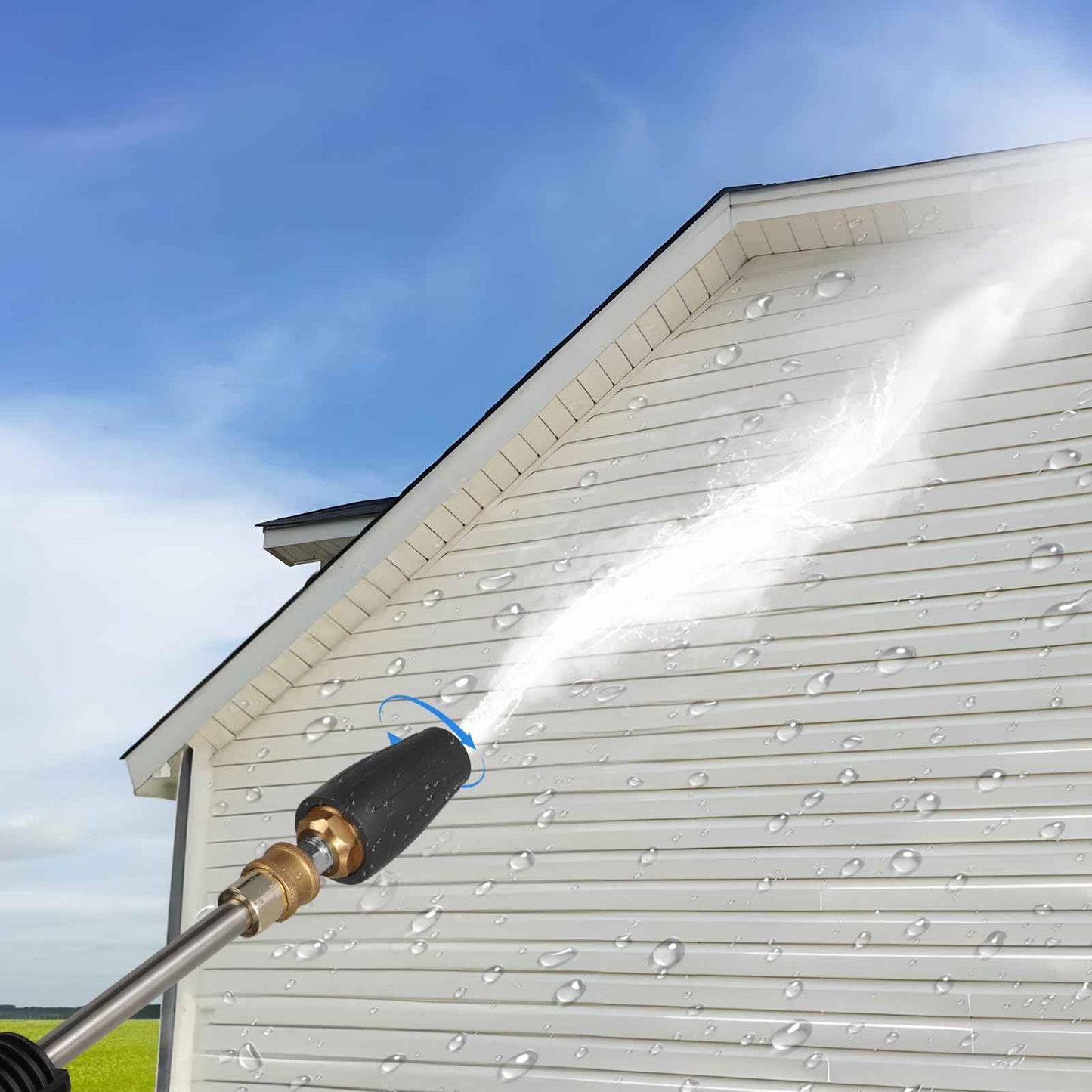 SOFIPE Foam Cannon Kit, 1L Bottle with 5 Pressure Washer Nozzle Tips & Turbo Nozzle, 1/4 Inch Quick Connector, 4000 PSI Max, Compatible with Gas Pressure Washers&Electric Pressure Washers