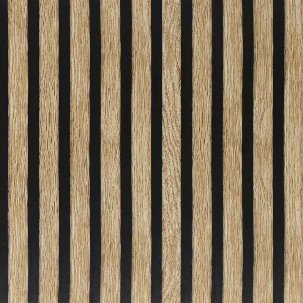 Arthome 17''x240'' Wood Slat Wallpaper,Peel and Stick Self Adhesive Wood Wallpaper PVC Vinyl Decorative Removable Wallpaper Waterproof Faux Wood Grating Stripe Contact Paper for Living Room Bedroom