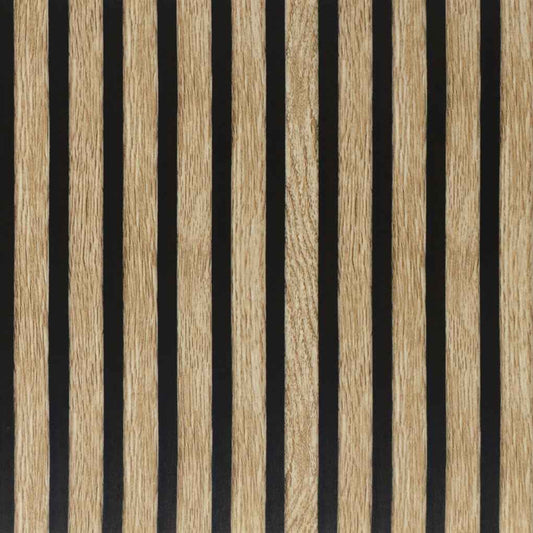 Arthome 17''x240'' Wood Slat Wallpaper,Peel and Stick Self Adhesive Wood Wallpaper PVC Vinyl Decorative Removable Wallpaper Waterproof Faux Wood Grating Stripe Contact Paper for Living Room Bedroom