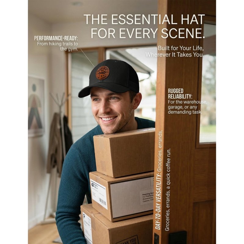 Dad Gifts Dad Hat from Daughter Son Wife for Men Husband,Unique Gift for Christmas Fathers Day Birthday