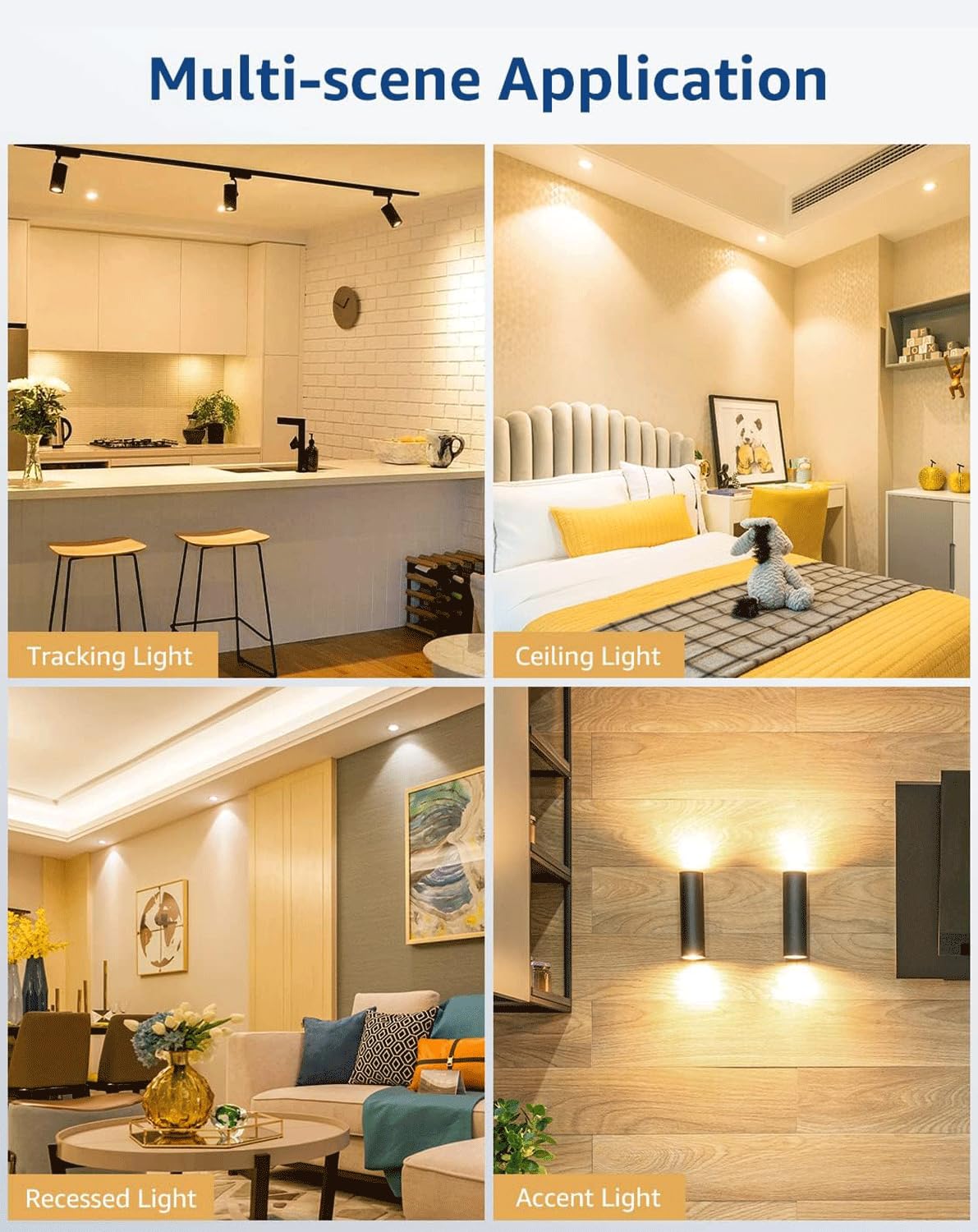 RAGFOZ GU10 Halogen Light Bulb 50W 120V,Tlffggl024 Uv Bulb, GU10+C, MR16 Light Bulb for Candle Warmer Lamp, Dimmable, 2700K Warm White for Reflector Track Lighting, Recessed Lighting