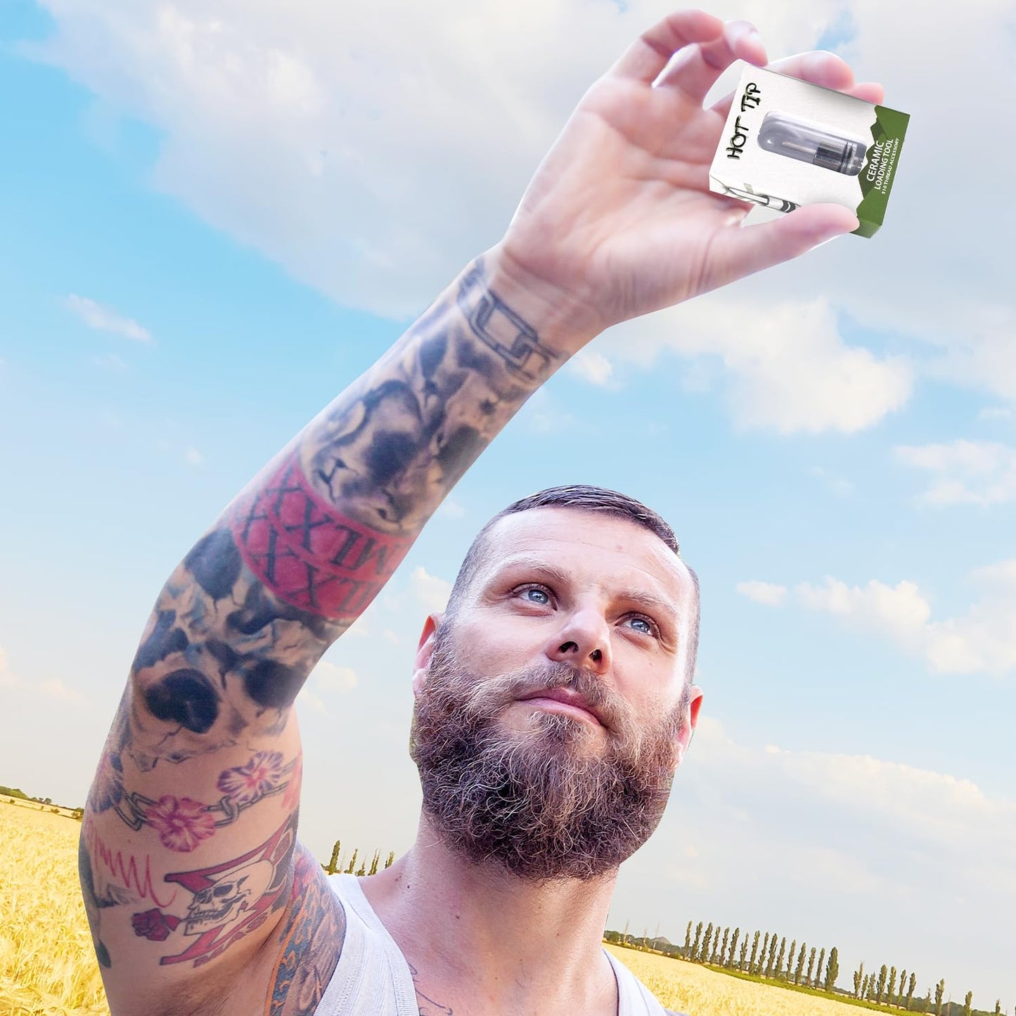 Ceramic Heating Tool with Fast 3-Second Heat, Multi-Function Design for Candle Slicing, Oil Dipping, Silver