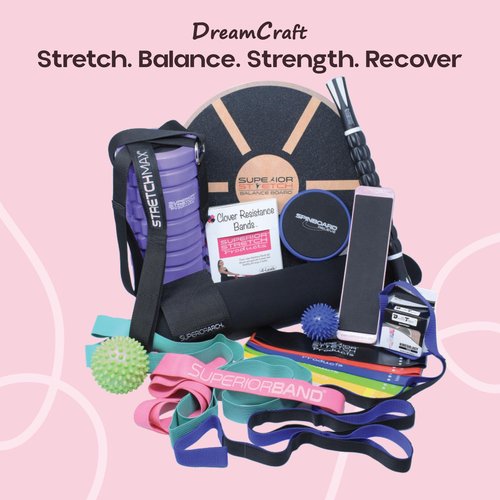 Clover Resistance Bands - Stretch Bands for Dance, Ballet, Gymnastics, Physical Therapy and Fitness Training - Exercise Bands, Resistance Bands for Working Out, 4 Levels of Progressive Resistance