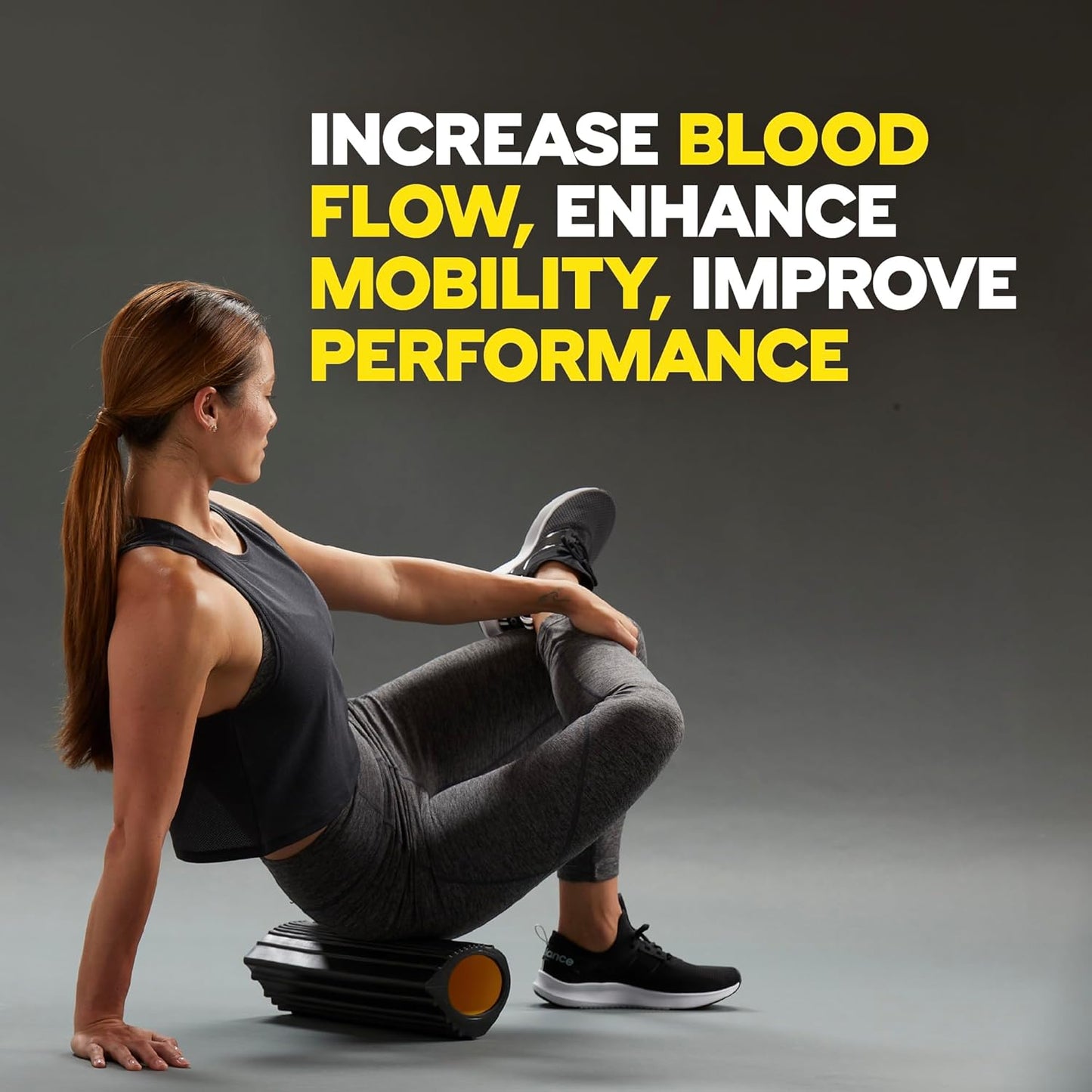 TRX Training Rocker Myofascial Release Roller - Neck & Back Massage Foam Roller, 13 Inches