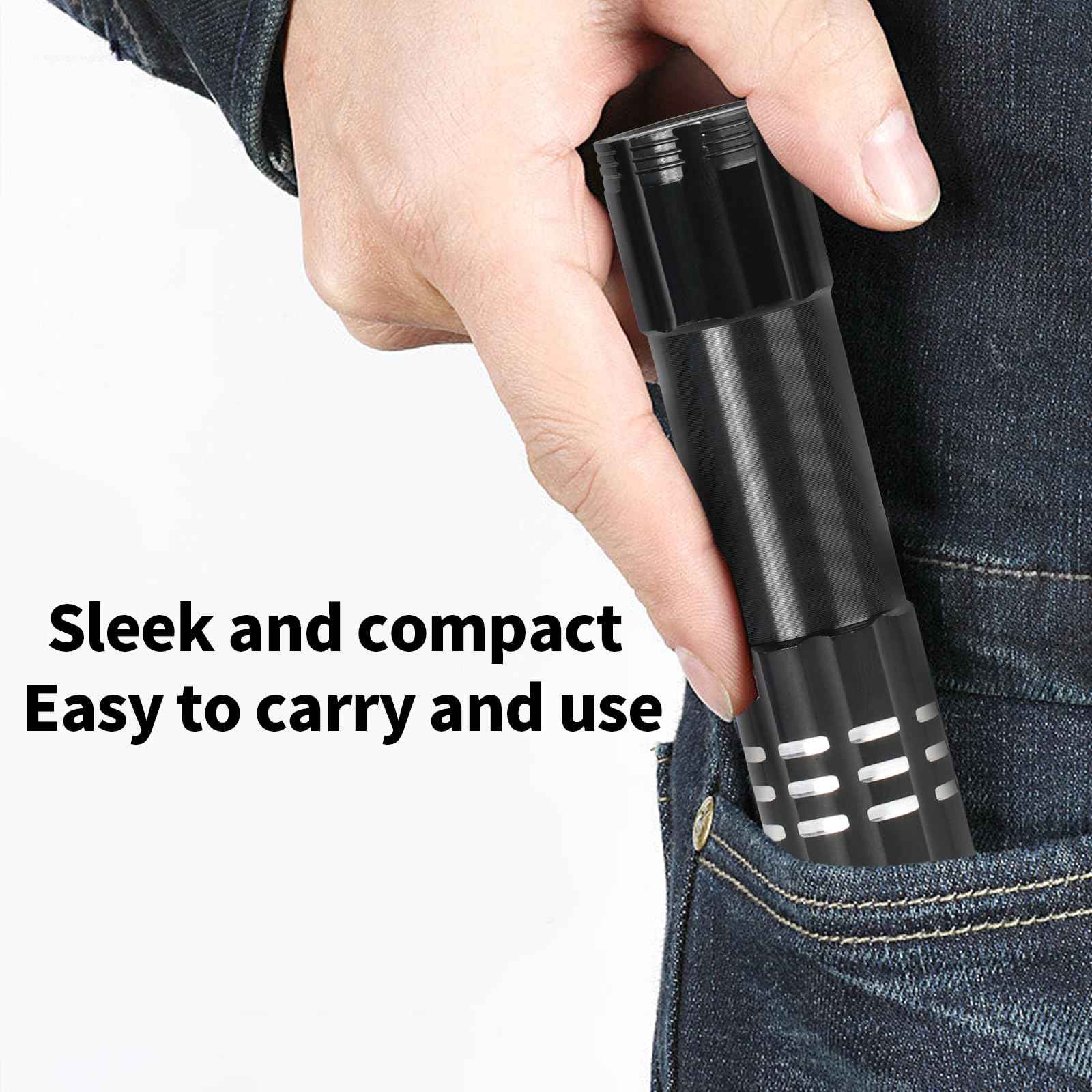 12 Pack LED Aluminum Small Rechargeable Flashlights Bulk, Powered by Built-in Rechargeable Battery with Type-C USB Cable, Slim Mini Handheld Light for Everyday Carry, Hurricane Supplies, Camping