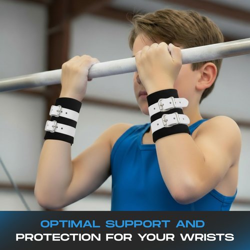 Gibson Athletic Wrist Saver Neoprene Wristband, Black, Medium