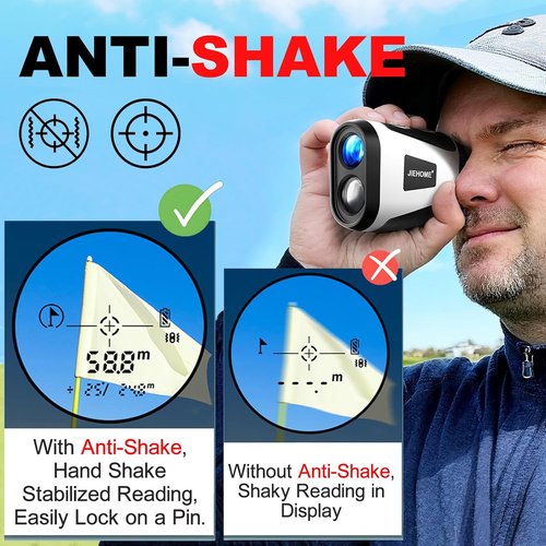 Golf Rangefinder - Skiennix 1200 Yards with Slope & Magnet | 7 Modes, 7X Magnification, Rechargeable