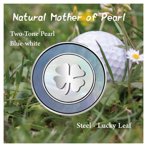 E TRUEE Golf Ball Marker Hat Clip with Pearl Ball Marker, Golf Marker, Golf Gifts, Golf Accessories, Golf Ball Markers for Women