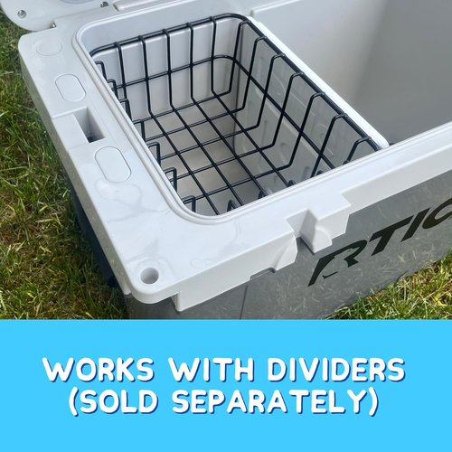 Cooler Basket for RTIC 32 Qt Ultra-Light Coolers - Compatible with Dividers, Inserts, Straps, Locks, and other RTIC Cooler Accessories