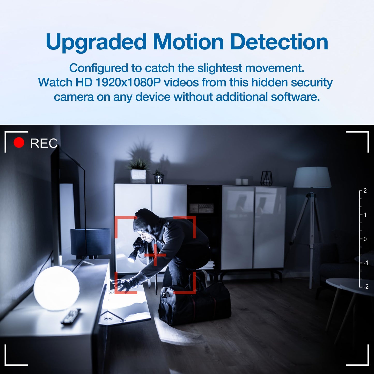 Asani Hidden Spy Camera USB Charger - Records Video ONLY - Home & Office Security Nanny Cam with Micro SD Card Slot, Motion Detection, 1080P Full HD Video, Ideal for Home Monitoring, Pets