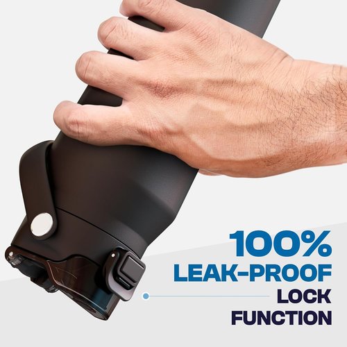 Frost Buddy 32oz Stainless Steel Bottle Buddy - Leak-Proof, 24-Hour Cold, Sweat-Proof | Perfect for Gym & Travel