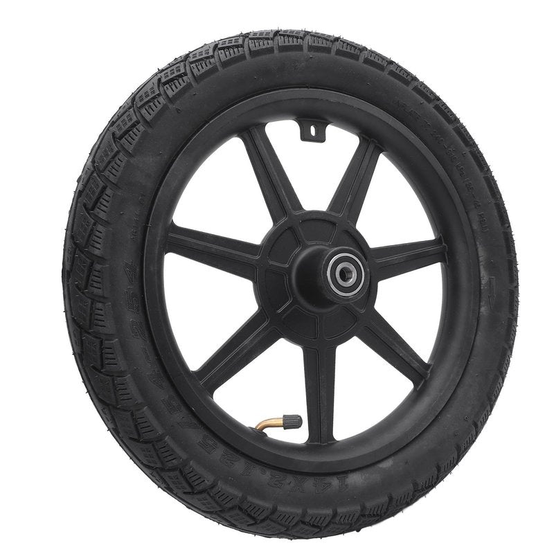14 x 2.125 Electric Tire, Rubber Wheel Rim Tyre with Inner Tube, Wear Anti Slip Damping, Ideal for Scooter Bike, Tricycle, Motorcycle