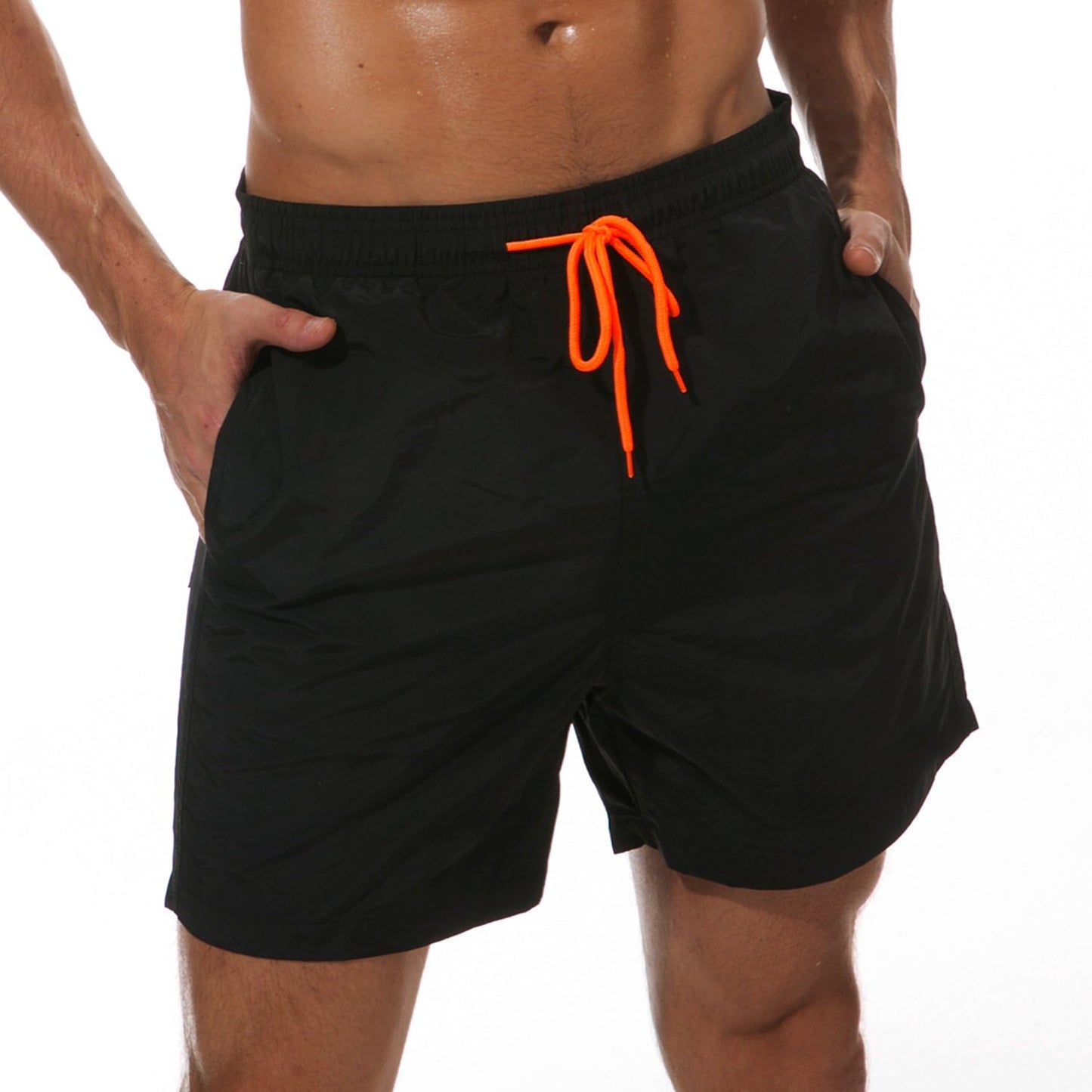 SILKWORLD Men's Swim Trunks - Quick Dry Beach Shorts with Pockets | Comfortable Fit