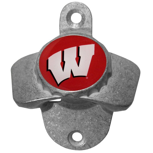 Siskiyou Sports NCAA Wisconsin Badgers Wall Mounted Bottle Opener, 26", Metal