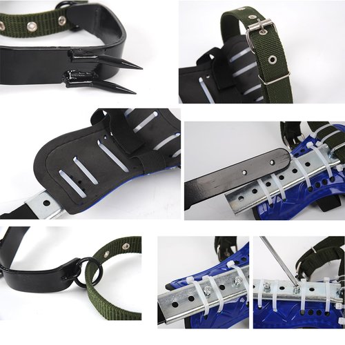 Lydnvjx Tree Climbing Gear, Tree Climbing Spikes, Arborist Equipment for Climbers, Hunting, Fruit Picking Tree Climbing Equipment
