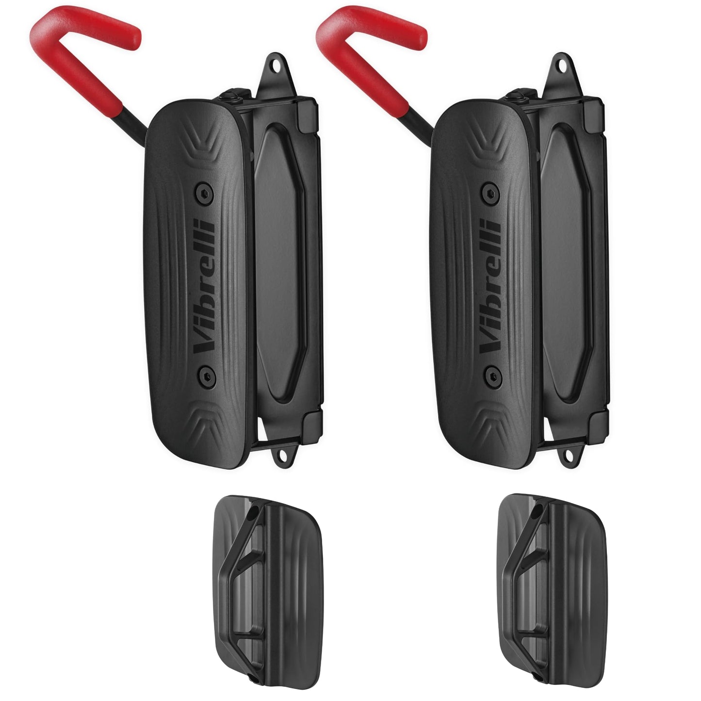 Vibrelli Swivel Bike Wall Mount - Bike Hanger - Vertical Bike Rack - Bike Hangers for Garage - MTB Mountain Bike Wall Mount Bike Rack - Bicycle Storage Rack for Garage - 2 PACK, VBH-02