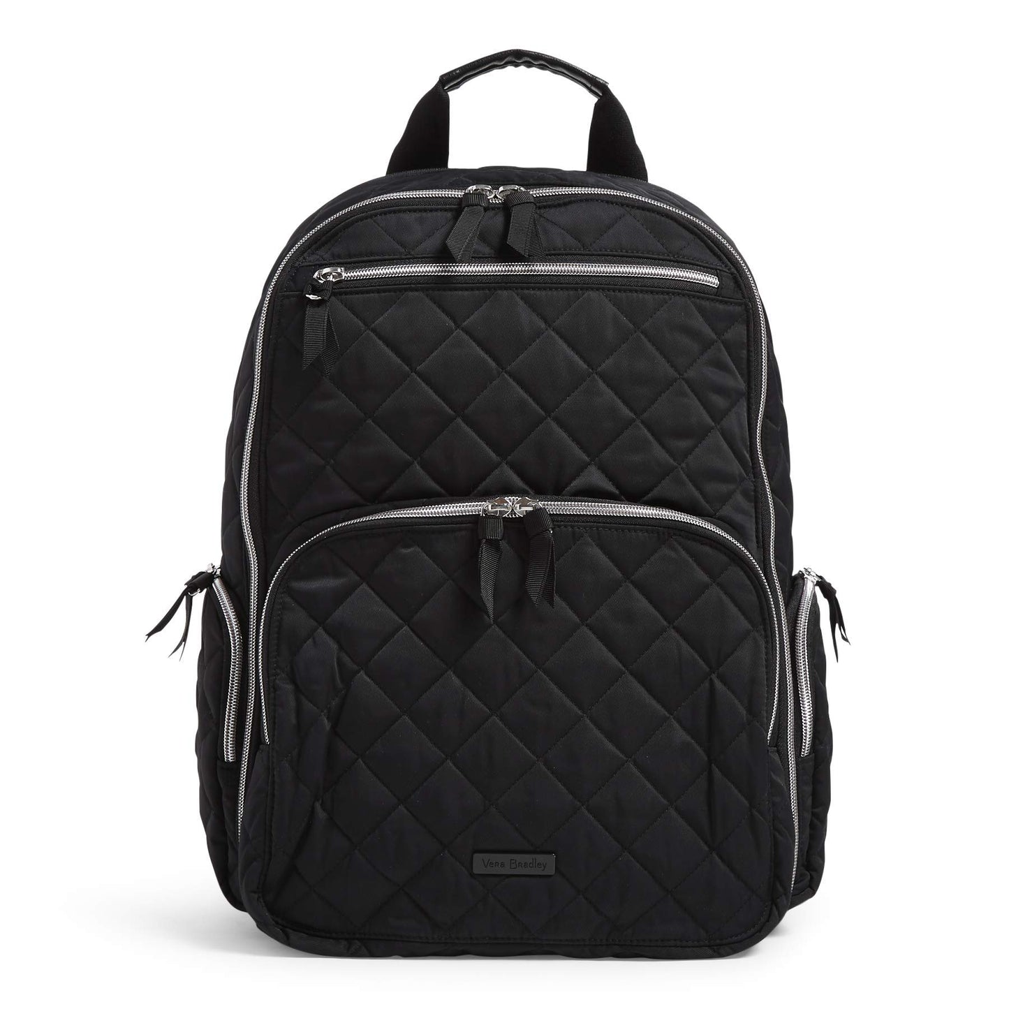 Vera Bradley Women's Performance Twill Commuter Backpack, Black, One Size