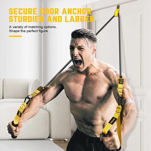 KUZARO Heavy Resistance Bands for Working Out, 300lbs/360lbs Heavy Exercise Bands with Handles, Resistance Bands for Men, Weight Bands Set for Muscle Training, Strength, Yoga, Home Workout Equipment