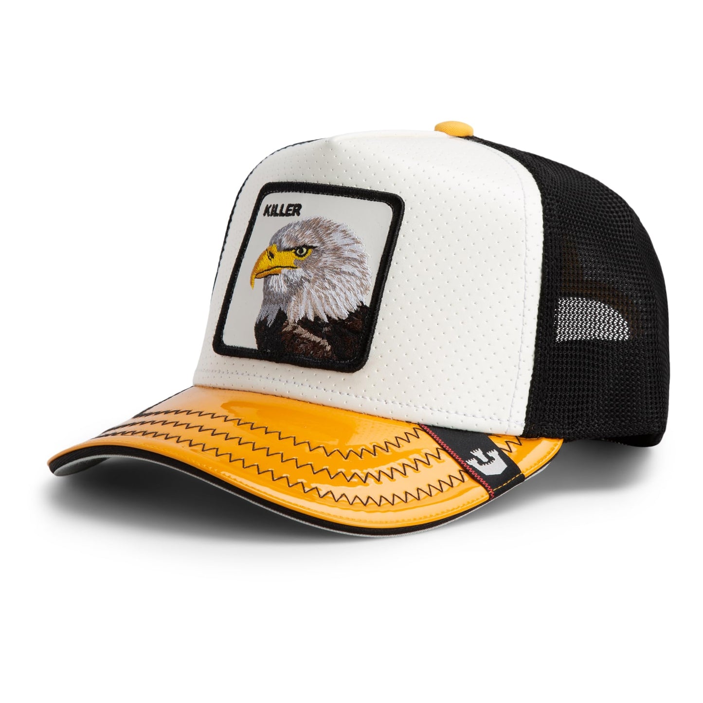 Goorin Concrete Killer Trucker Hat for Men and Women, White, One Size, Unisex