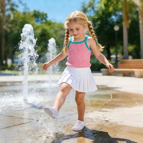 LeIsfIt Toddler Water Shoes - Breathable Quick-Dry Aqua Socks for Kids | Perfect for Beach & Pool Activities