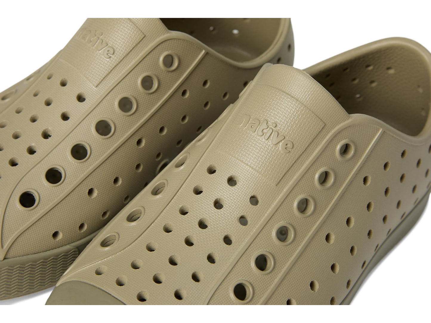 Native Shoes Unisex-Kids Jefferson Sneakers, Elm Green/Vetiver Grey, 5 Big Kid