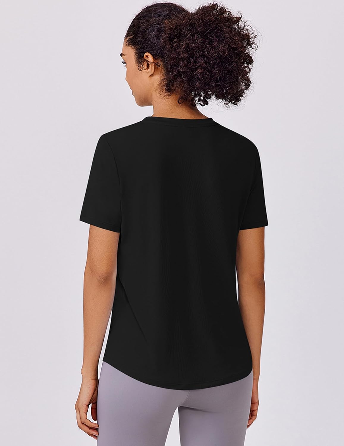 PINSPARK Soft Workout Tops for Women - Quick Dry Athletic Shirt with UPF 50+ Sun Protection | Ideal for Running & Hiking