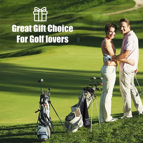 JYSILIYH Funny Golf Towel for Men, Golf Bags Accessory, Birthday Gift for Golfers