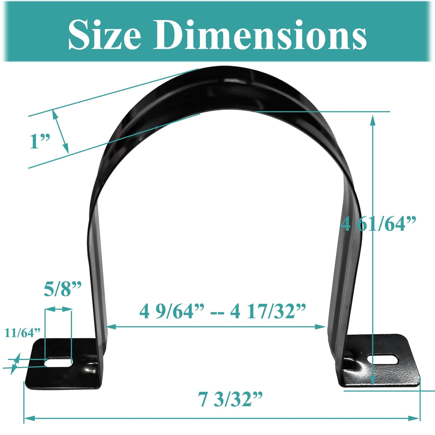 Pertresion Dust Collection Hose and Pipe Holder Adjustable Hangers Bracket, Don’t Broken Like Plastic After Long Time, Durable Spray Iron, 5 PCS (Black, 4 Inch)