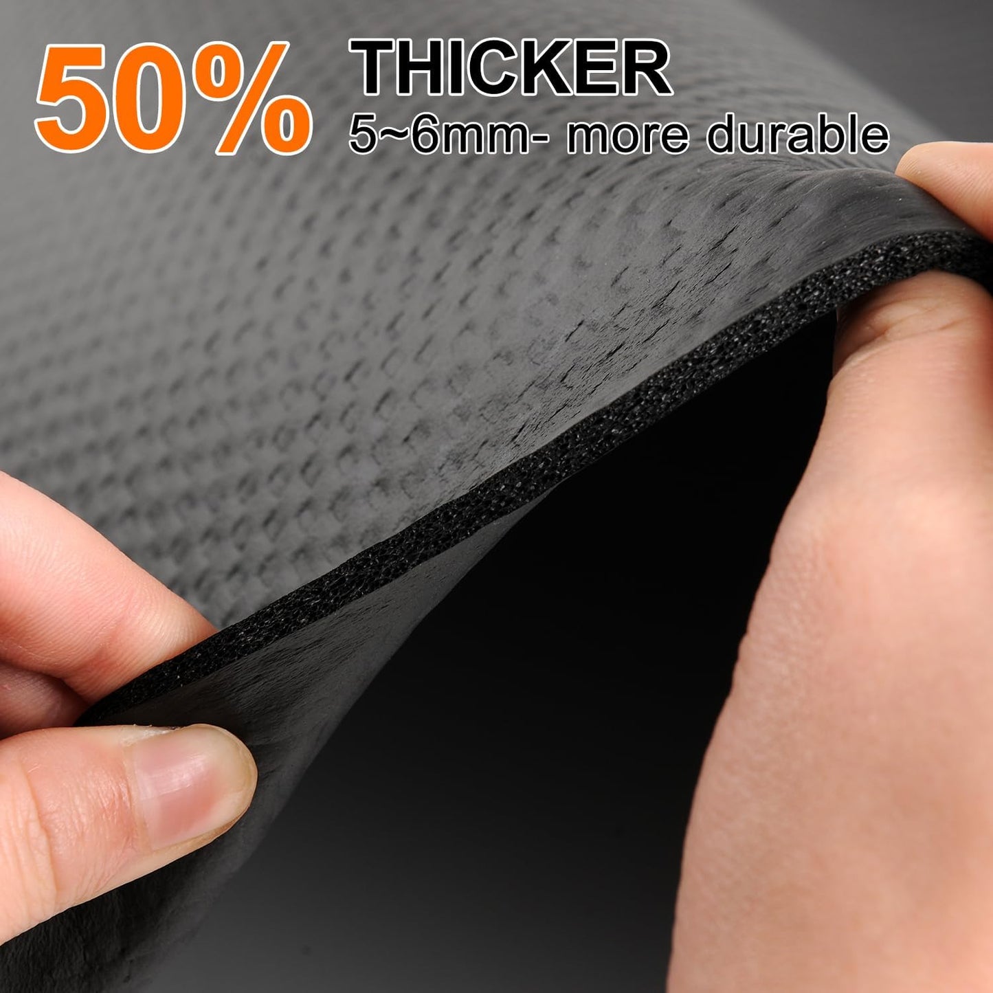 Skiennix Exercise Equipment Mat - Durable Floor Protector for Treadmills, Bikes & Ellipticals | Indoor Use