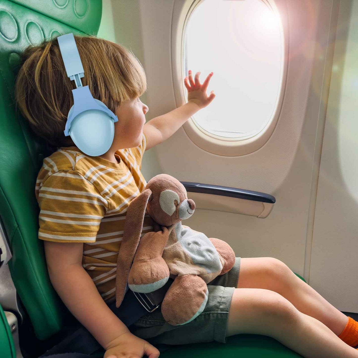 ProCase 2 Pack Noise Cancelling Headphones for Kids, Kids Ear Protection for Monster Jam Truck, Hearing Protection Noise Reduction Earmuffs for Sensory Autism Toddler Children -Pink & Skyblue