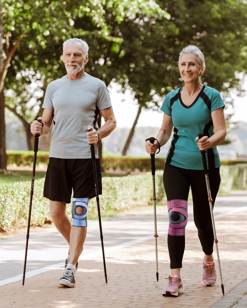 ABYON Knee Brace for Women & Men Meniscus Tear, ACL, Arthritis, Knee Support with Triple Side Stabilizers and Adjustable 360° Wraparound Strap for Maximum Knee Pain Support and Fast Recovery - Please Check How To Size Video