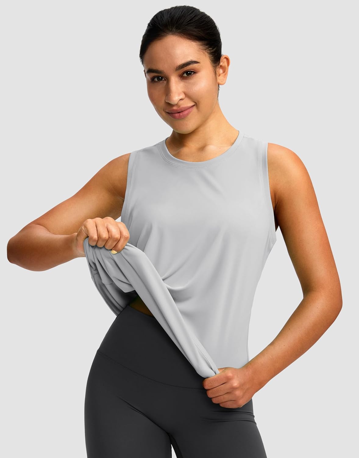 Skiennix Women's Workout Tops - Racerback Athletic Tank for Yoga & Gym | Sleeveless Loose Fit