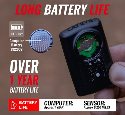 CATEYE Padrone Wireless Bike Computer – Oversized Display Cyclocomputer, Wireless Speedometer & Odometer, FlexTight™ Mount, Auto Start/Stop, Programmable Odometer