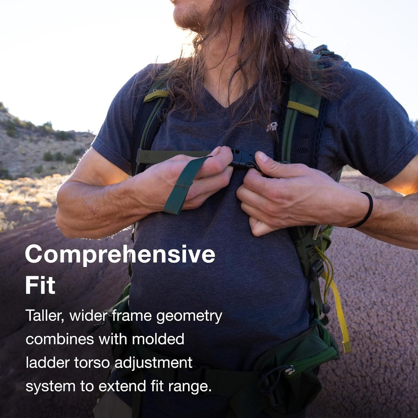 Osprey Stratos 34L Men's Hiking Backpack - Lightweight & Durable | Cetacean Blue