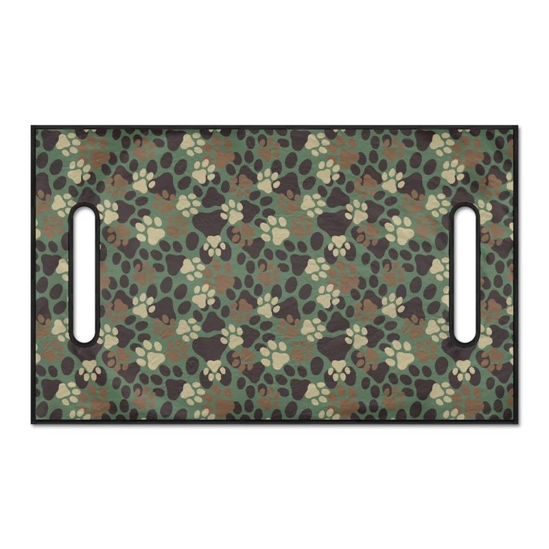 Tomeusey Golf Cart Seat Covers Dog Paw Print Seat Blanket Golf Cart Accessories Comfortable Club Car Seat Towel for 2 Person Seats,Golf Cart Essentials
