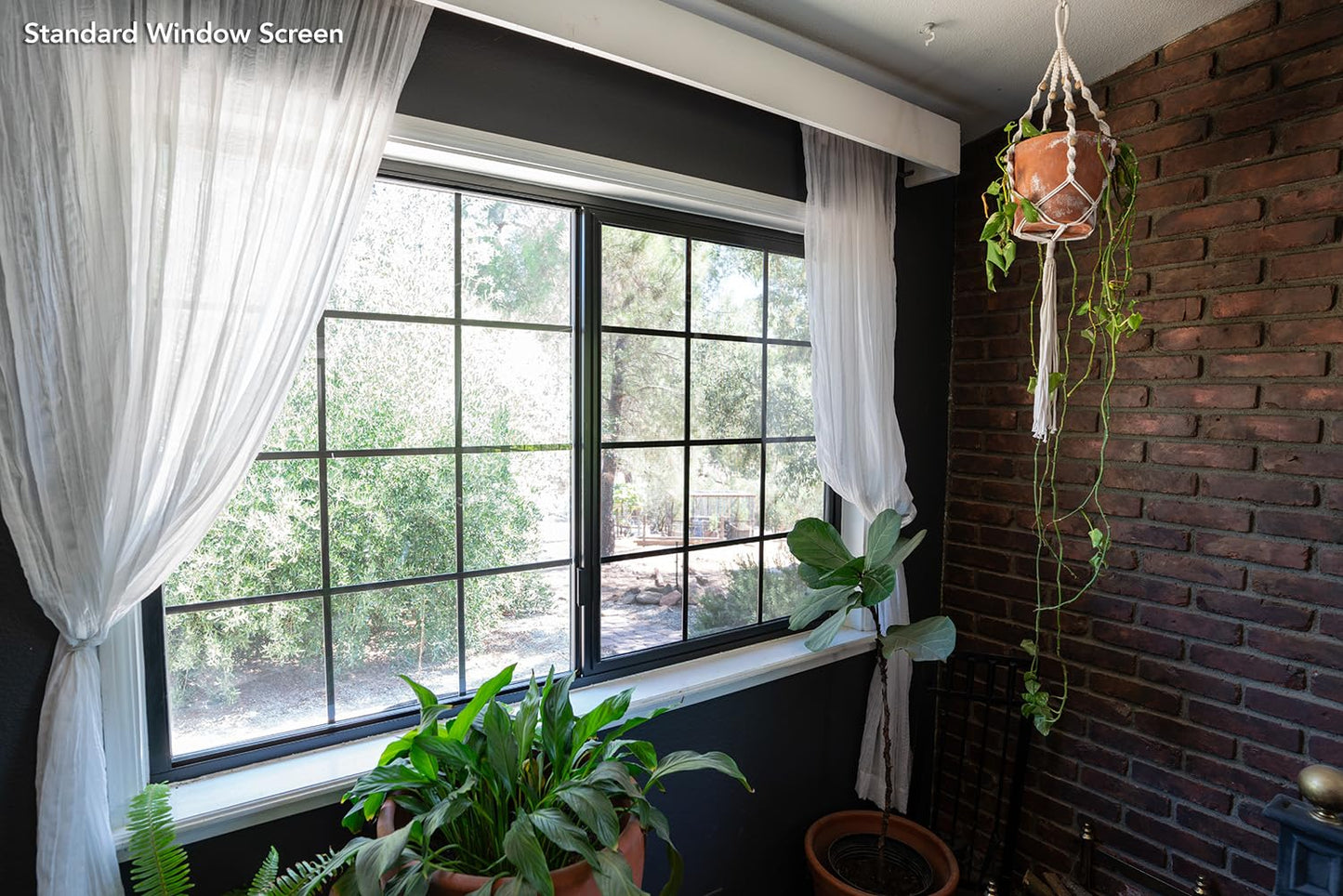 QuietCool Clean Air Window Screen - MERV 5 Rated - Window Nano-mesh Filter Screen to Reduce Dust, Pollen and Allergens by up to 90% - Easy DIY Installation - 48 x 96 inch