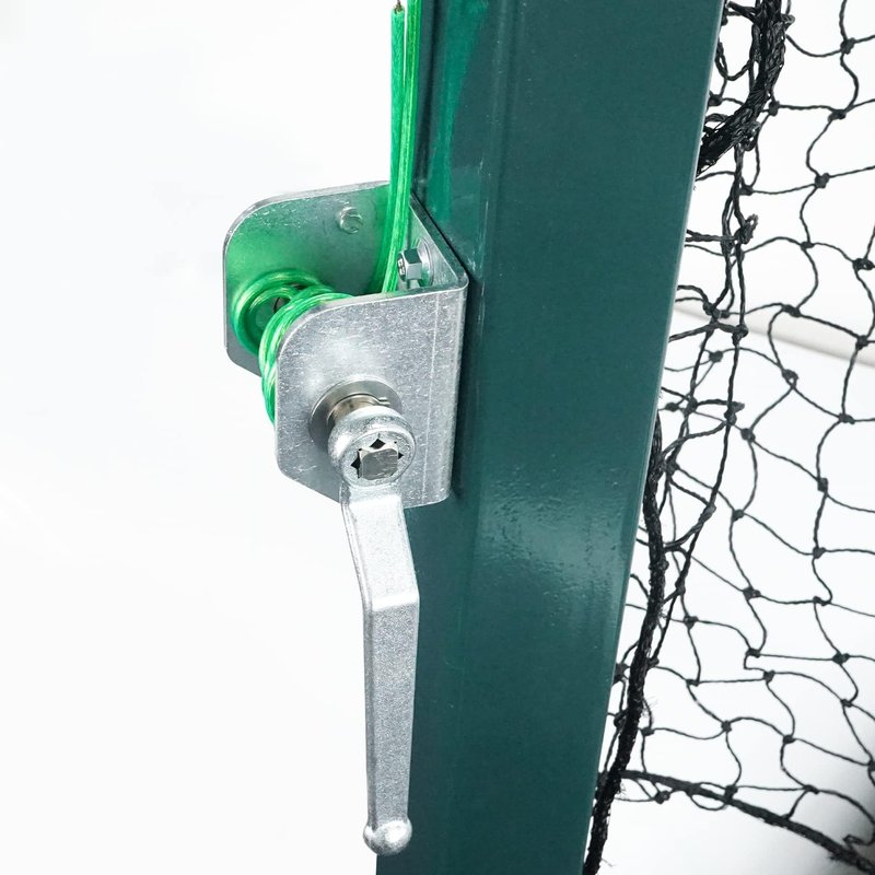 Aoneky Replacement Tennis Post Reel, Hand Crank Tensioner for Tennis Pole Net, Heavy Duty Steel Winder with Detachable Handle, Compatible with Square Tennis Posts, Badminton and Volleyball Net Tighten