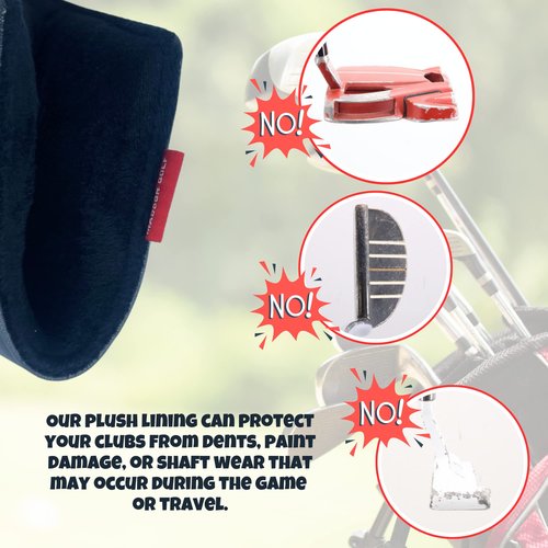 Funny Golf Club Covers for Putter, I Like Big Putts and I Cannot Lie headcovers, Funny Headcover for putters, Golf Gifts for Men, Dad, and Women, Great Golf Accessories for Men (Blade Putter)