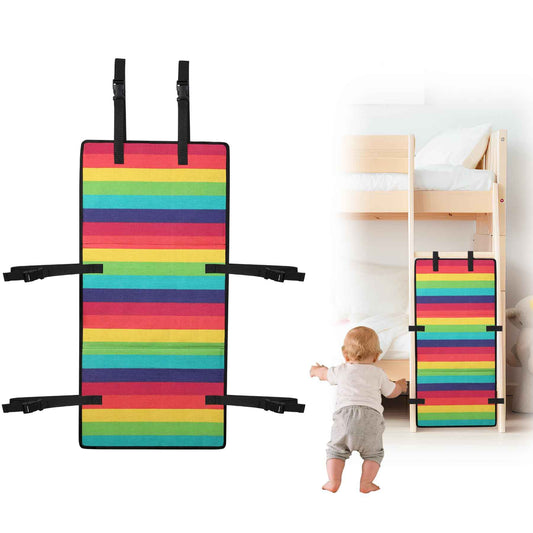 Vizava Bunk Bed Ladder Cover Safety Non-Toxic,Odorless 31x15in Bunk Bed Ladder Guard Pads for Kids Protector to Prevent Climbing Ladder Also Fit for Attic Stairs,Swimming Pool & Playground Ladder