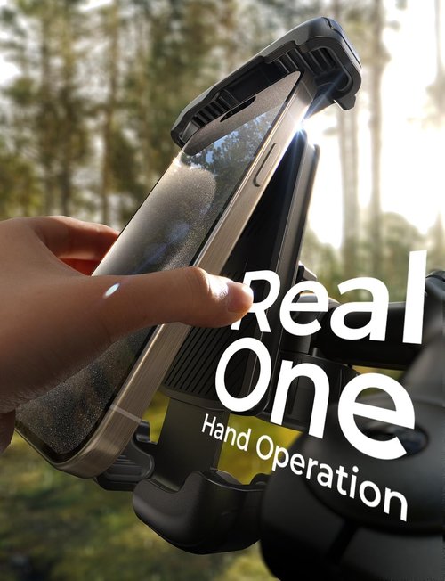 LISEN Bike Phone Holder - Easy Install Motorcycle Mount for iPhone & Pixel | Versatile Handlebar Accessory