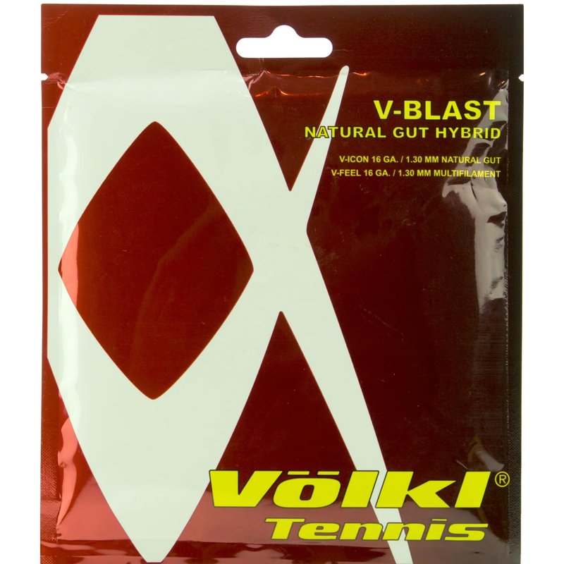 Volkl V-Blast Natural Gut Hybrid Tennis String Set (16 Gauge)