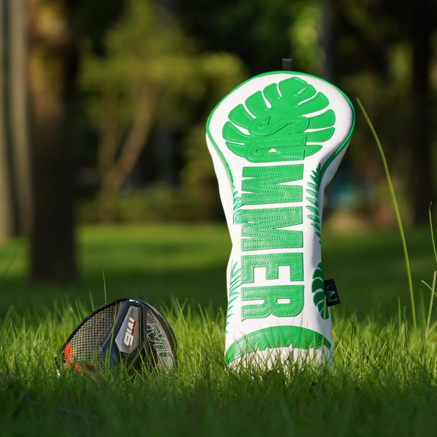 Craftsman Golf Club Cover Summer Driver Headcover Golf Head Cover Leather Driver Head Cover for Men Women 3-Pieces Design Golf Gift