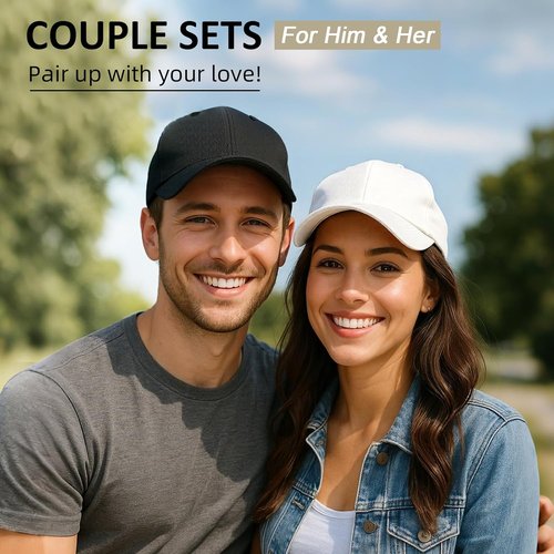 Durio Women's Baseball Cap - Adjustable Unisex Cute Sun Hat with Visor | Soft Cotton Dad Hat