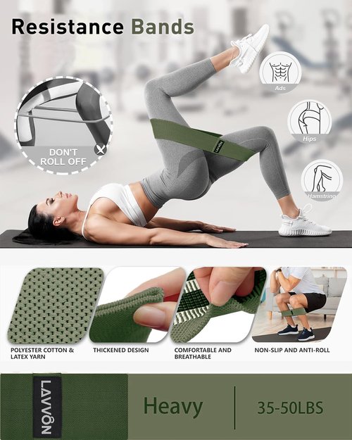 7Pcs Barbell Pad Set - Foam Weight Lifting Cushion for Hip Thrust & Squats | Includes Ankle Straps & Resistance Bands