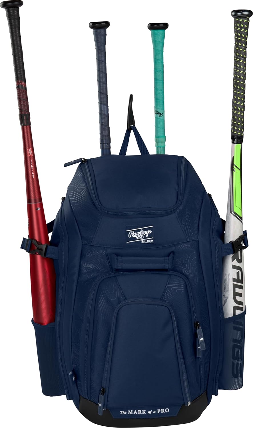 Rawlings | LEGION 2.0 Player's Backpack | Durable Baseball/Softball Gear | Multiple Styles Available