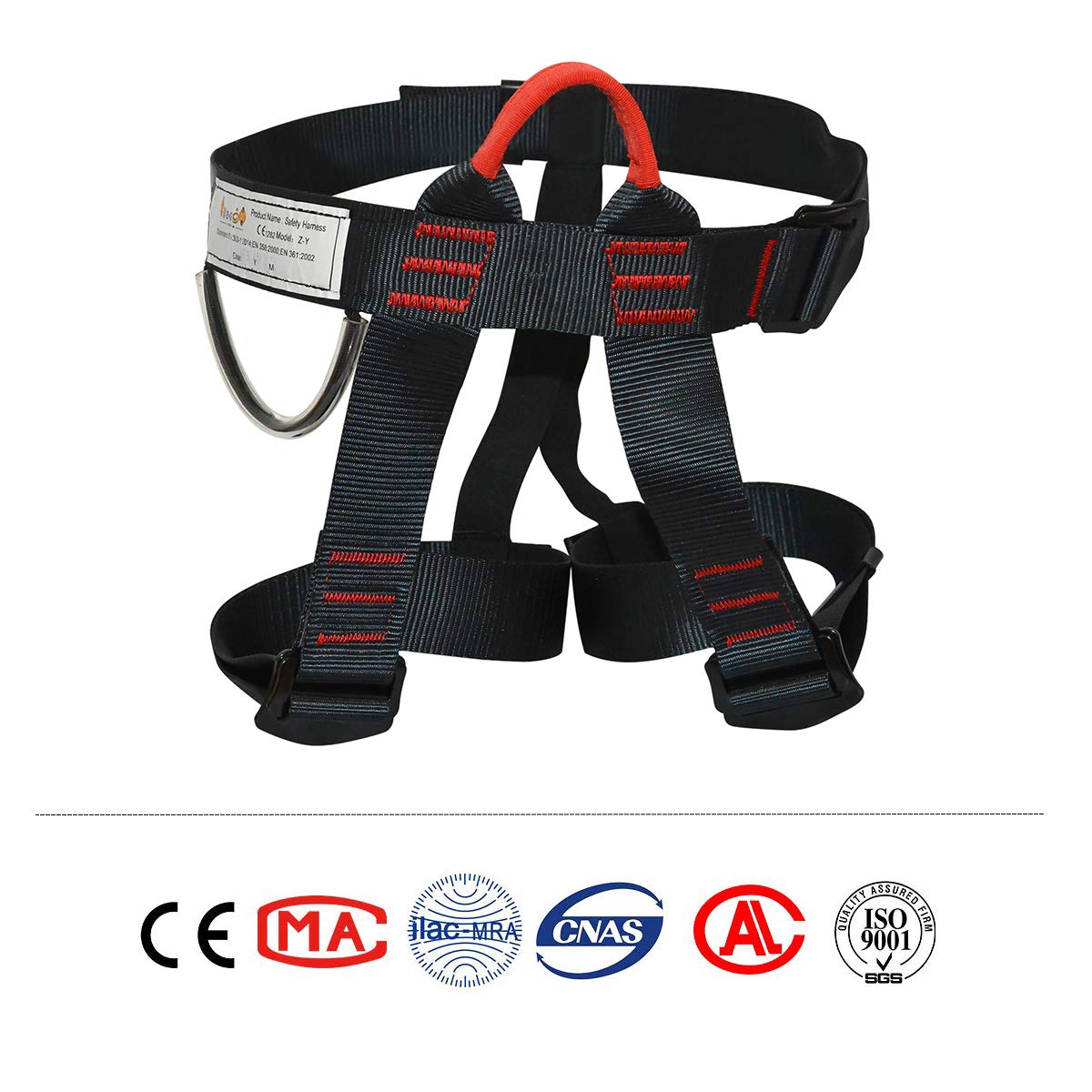 HeeJo Climbing, Rock Climbing, Half Body for Rappelling Fire Rescuing Tree Climbing Gear
